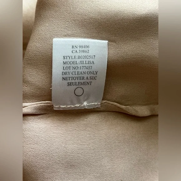 Theory Silk Blush-tone Split-Neck Shell - Picture 4 of 4